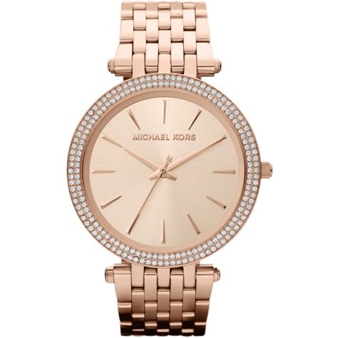 used michael kors rose gold watch|Michael Kors darci mk3192.